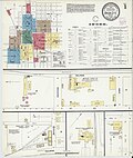 Miniatuur voor Bestand:Sanborn Fire Insurance Map from Union City, Obion County, Tennessee, 1902, Plate 0001.jpg