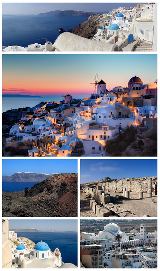 <span class="mw-page-title-main">Santorini</span> Greek island of the Cyclades in the Aegean Sea
