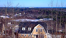 Seabrook Station seen from Powow Hill in nearby Amesbury, Massachusetts