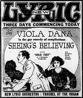 <i>Seeings Believing</i> 1922 film