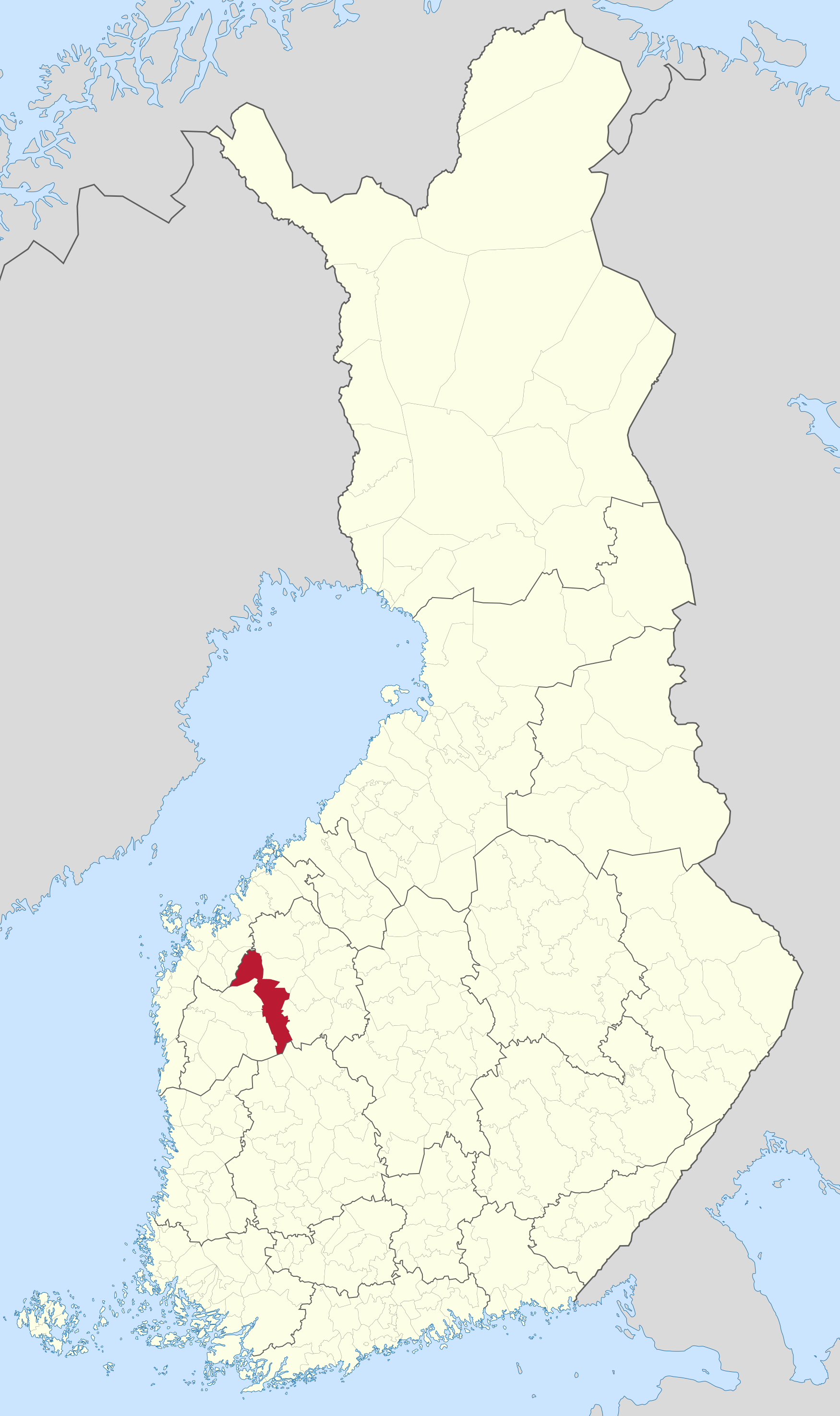 塞伊奈約基（Seinäjoki）的地圖