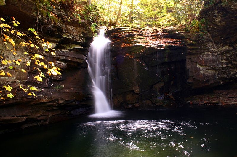 File:Seneca-creek-waterfall-5 - West Virginia - ForestWander.jpg