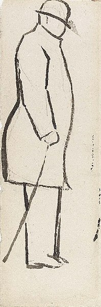 File:Seurat - Un bonhomme, circa 1881, Hauke 411.jpg