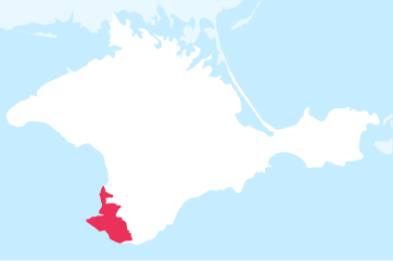 Sevastopol highlighted in red.