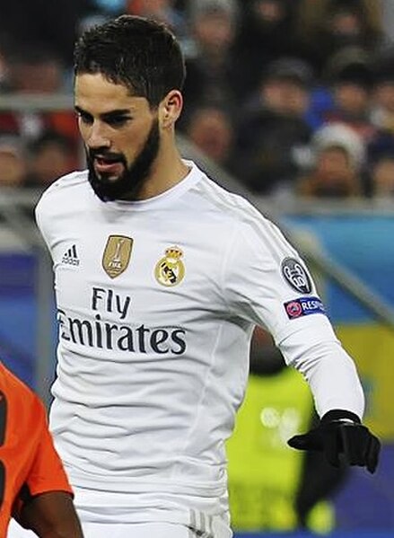 Isco playing for Real Madrid in 2015