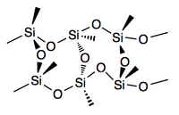 Possible structures of silsesquioxanes or silicone resins