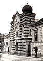 Bet Israel Sephardi Synagogue in the Tsar Uros Street, Belgrade, 1908.