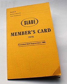 A union membership card Slade Membership Card (4202920485).jpg