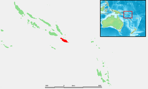 Localização de Makira