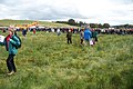 St Michael and All Angels stands looking over The Haugh at Alwinton on Show Day - geograph.org.uk - 1529292.jpg