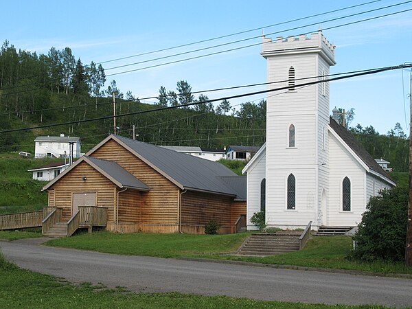 St Peter's Anglican church, Hazelton, 2009.