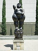 Pensamiento, Fernando Botero, 1992, escultura bronca