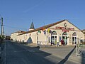 Français : Restaurant-bar des halles, St-Genis-d'Hiersac, Charente, France