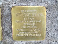 Stolperstein Josefine Zeller, 1, Ringstraße 19, Nierstein, Landkreis Mainz-Bingen.jpg