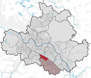Lage des statistischen Stadtteils Strehlen in Dresden