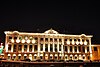 The palace by night