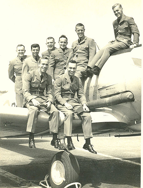 File:Student pilots at RCAF Station Penhold, Alberta, 1964 (4651972966).jpg