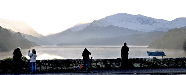 Sunrise over Snowdonia