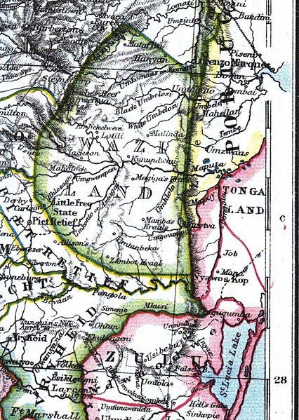 File:Swaziland 1897 - Johnston, W. and A.K. - South African Republic. Orange Free State, Natal, Basuto Land, Etc. (cropped).jpg