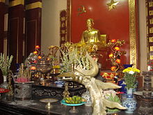 Shrine devoted to Hồ Chí Minh (Source: Wikimedia)