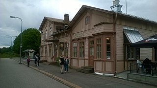 <span class="mw-page-title-main">Ekenäs railway station</span> Railway station in Raseborg, Finland