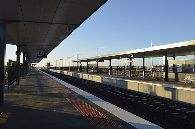 The new Tarneit station before opening in June 2015