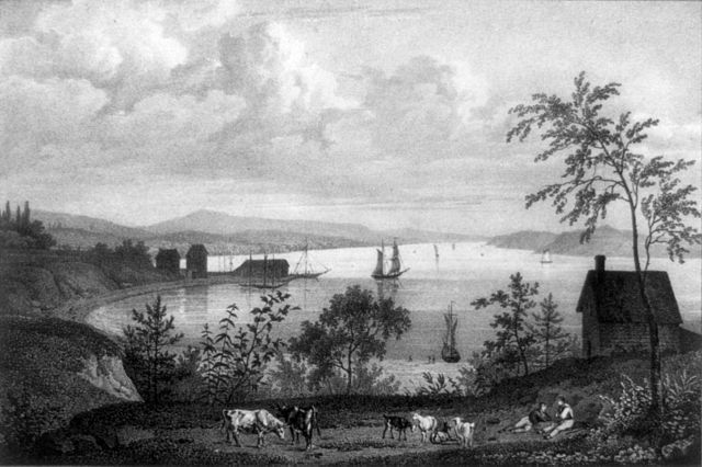 Illustration of Tarrytown c. 1828