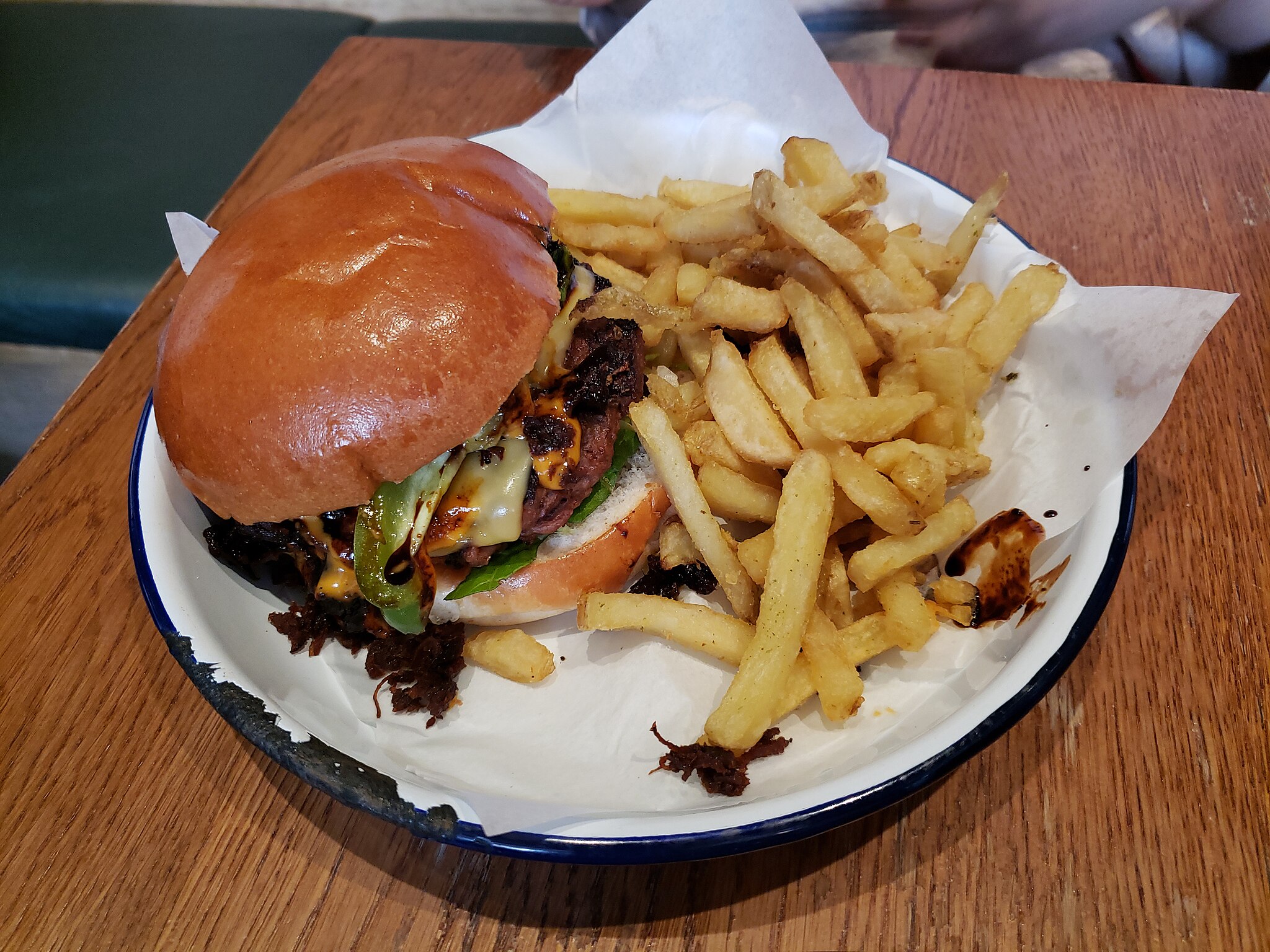 Teriyaki Burger with rosemary chips - Honest Burgers 2023-07-21