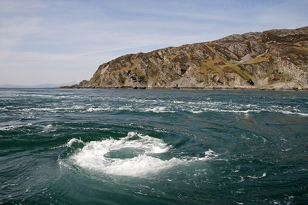 The Gulf of Corryvreckan whirlpool in Scotland is the third-largest whirlpool in the world.