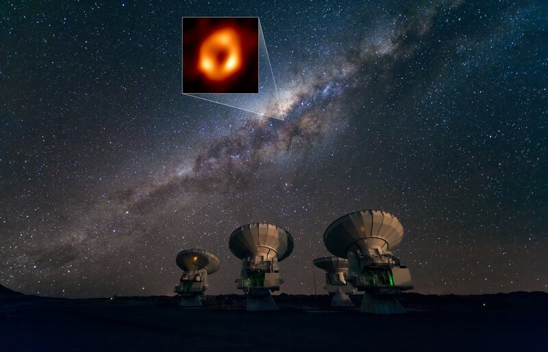 File:The Milky Way and the location of its central black hole as viewed from the Atacama Large Millimeter-submillimeter Array (eso2208-eht-mwc).tiff