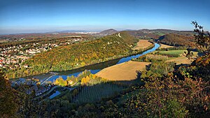 Panorama sela na Doubsu