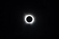 Totality as seen from Plano, Texas