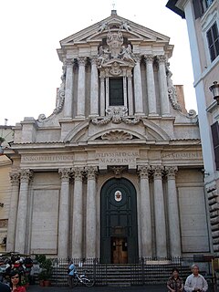 Santi Vincenzo e Anastasio a Trevi Church in Rome, Italy