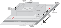 A rough outline of the situation at Trisakti University during the shootings