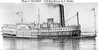 USS <i>Red Rover</i> (1859) Confederate steamship used by the US Navy as a hospital ship during the American Civil War