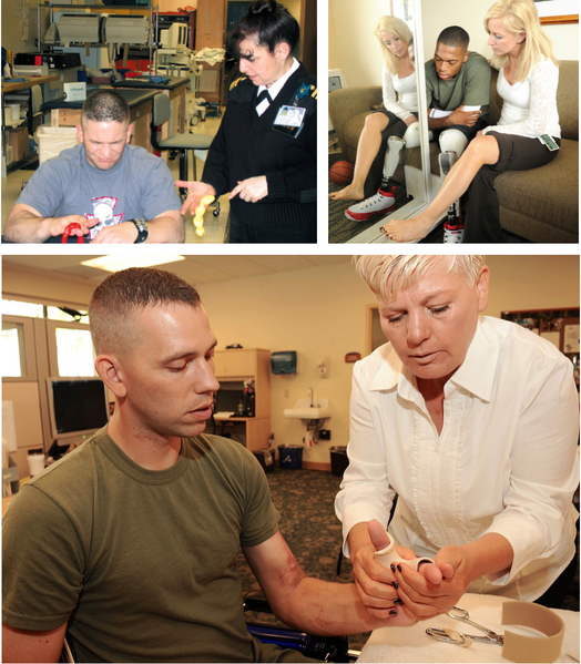 File:US Navy Occupational therapists working with outpatients.png