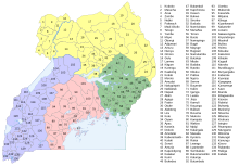 Uganda district map 2020.svg