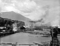 Unidentified lumber company mill and pond, Snohomish County, ca 1913 (PICKETT 168).jpeg