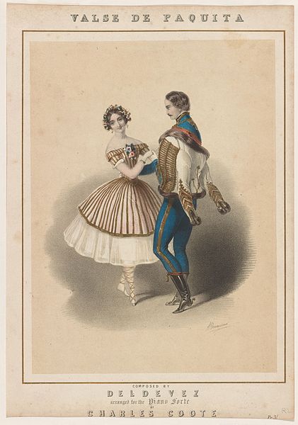 File:Valse de Paquita, composed by Deldevez, arranged for the piano forte by Charles Coole (NYPL b12149138-5239639).jpg