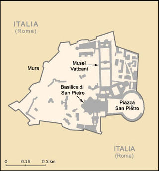 Çittæ do Vatican - Mappa