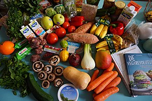 Vegan and vegetarian grocery shopping and cookery books.jpg