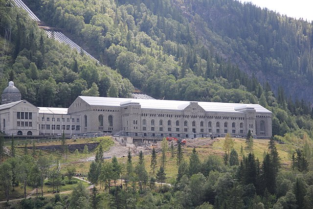 Central hidroelétrica em Rjukan