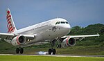 Virgin Australia Airbus A320 at XCH.jpg