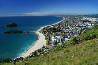 Tauranga Port city in the Bay of Plenty in the North Island of New Zealand