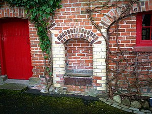 English: Water Trough and Faucet