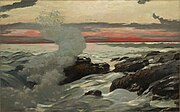 Winslow Homer, West Point, Prout's Neck, 1900, huile sur toile