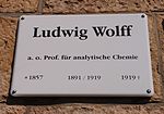 Vorschaubild für Ludwig Wolff (Chemiker)