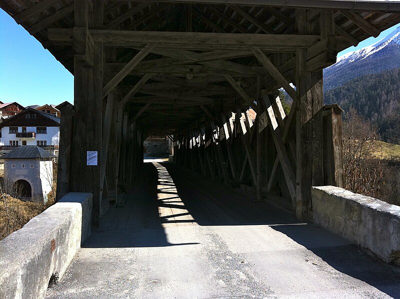 File:Wooden Bridge Scuol Switzerland - 17.jpg