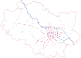 Rețeaua de tramvaie Wroclaw 2009.png