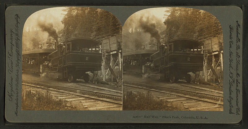 File:"Half Way," Pike's Peak, Colorado, U.S.A, by Singley, B. L. (Benjamin Lloyd) 2.jpg